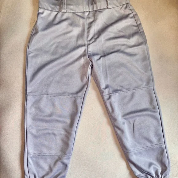 NWT Easton Kids Large Gray Baseball Pant - Picture 3 of 6